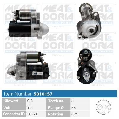Startmotor / Starter Meat Doria 5010157