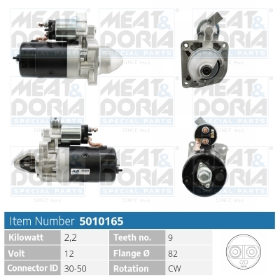 Startmotor / Starter Meat Doria 5010165