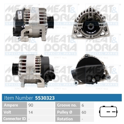Dynamo / Alternator Meat Doria 5530323