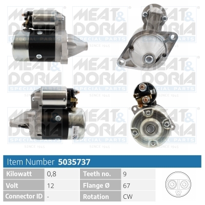 Startmotor / Starter Meat Doria 5035737