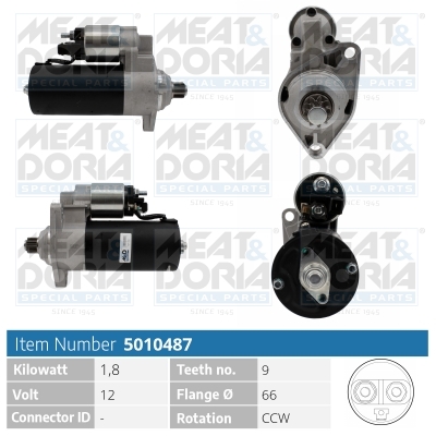 Startmotor / Starter Meat Doria 5010487