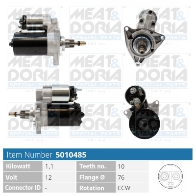 Startmotor / Starter Meat Doria 5010485