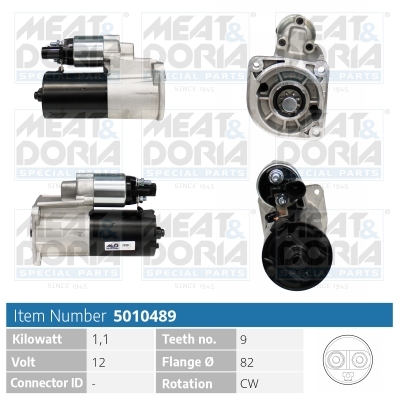 Startmotor / Starter Meat Doria 5010489