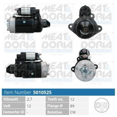 Startmotor / Starter Meat Doria 5010525
