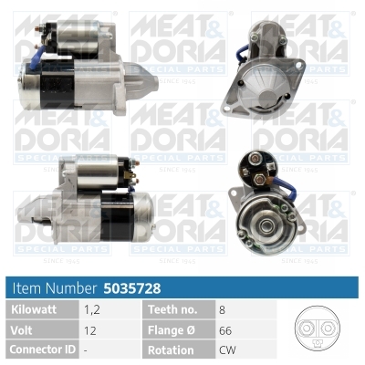 Startmotor / Starter Meat Doria 5035728