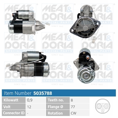 Startmotor / Starter Meat Doria 5035788