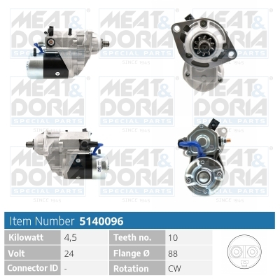 Startmotor / Starter Meat Doria 5140096