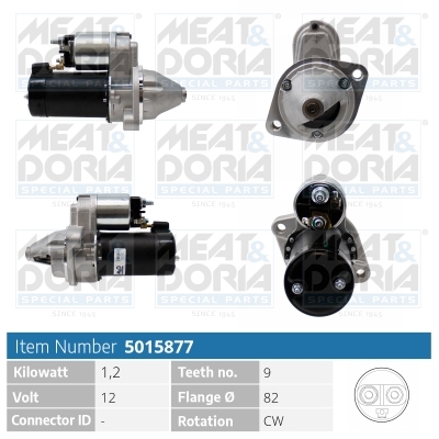 Startmotor / Starter Meat Doria 5015877