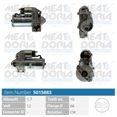 Startmotor / Starter Meat Doria 5015883