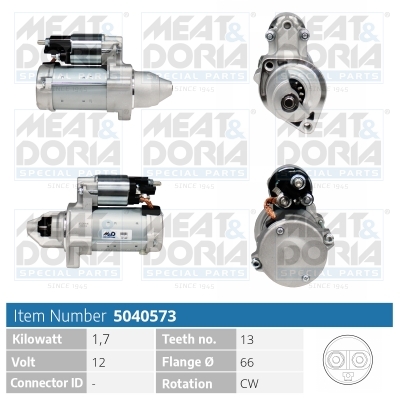 Startmotor / Starter Meat Doria 5040573