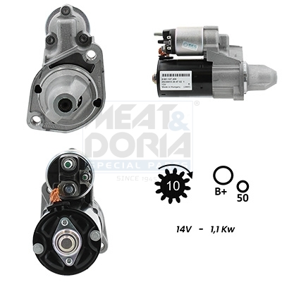 Startmotor / Starter Meat Doria 5010395G