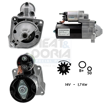 Startmotor / Starter Meat Doria 5010099G