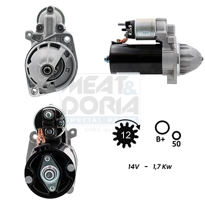 Startmotor / Starter Meat Doria 5010122G
