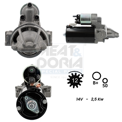 Startmotor / Starter Meat Doria 5010420G