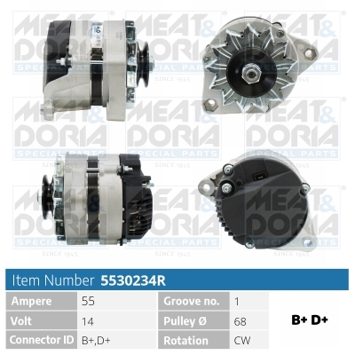 Dynamo / Alternator Meat Doria 5530234R