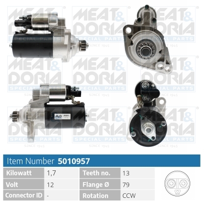 Startmotor / Starter Meat Doria 5010957