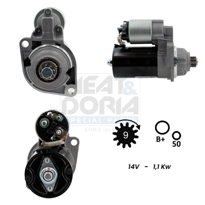 Startmotor / Starter Meat Doria 5010976G