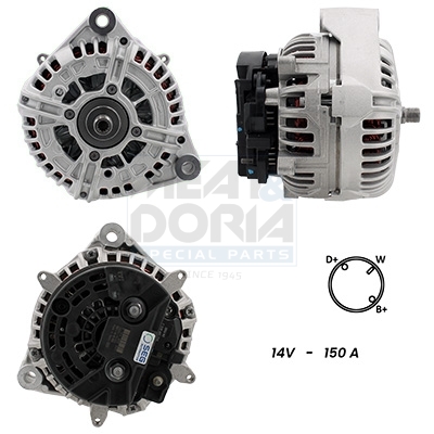 Dynamo / Alternator Meat Doria 55101361G