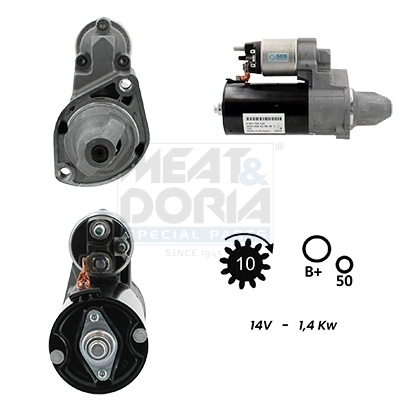 Startmotor / Starter Meat Doria 5010515G
