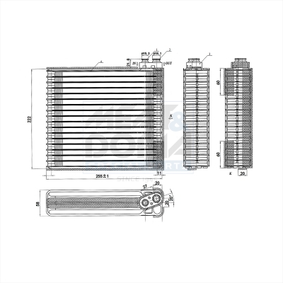 Verdamper, airconditioning Meat Doria 997055