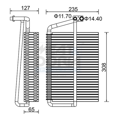 Verdamper, airconditioning Meat Doria 997067