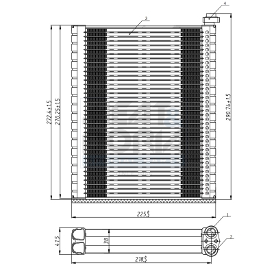 Verdamper, airconditioning Meat Doria 997073