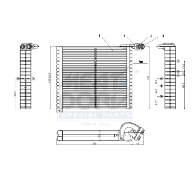 Verdamper, airconditioning Meat Doria 997086