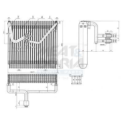Verdamper, airconditioning Meat Doria 997087