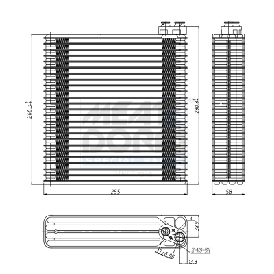 Verdamper, airconditioning Meat Doria 997091