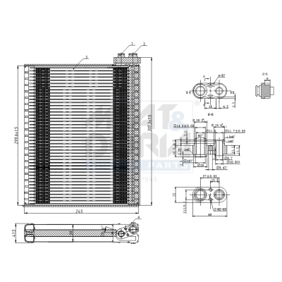 Verdamper, airconditioning Meat Doria 997103