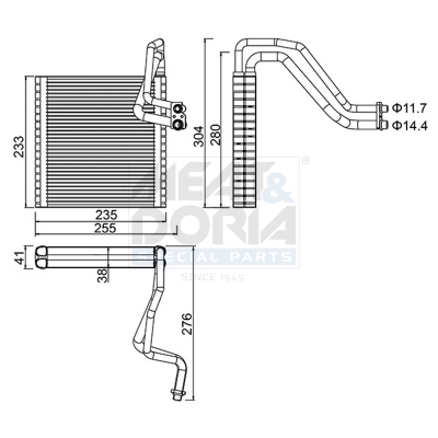 Verdamper, airconditioning Meat Doria 997110