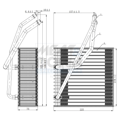 Verdamper, airconditioning Meat Doria 997139