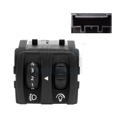 regelaar, koplamphoogteregeling Meat Doria 206357