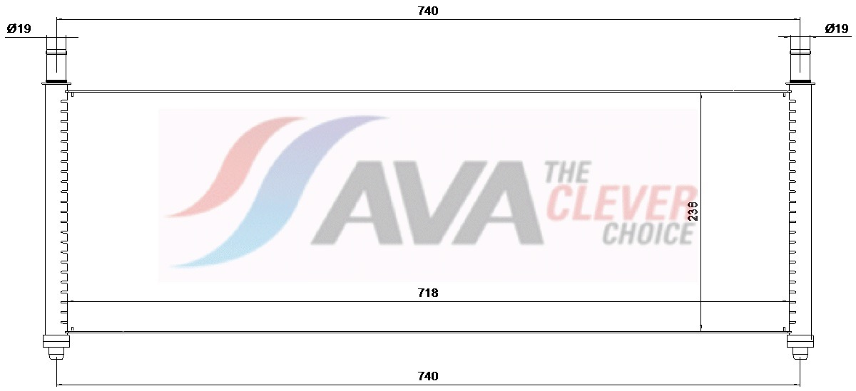Radiateur Ava Cooling TE2001