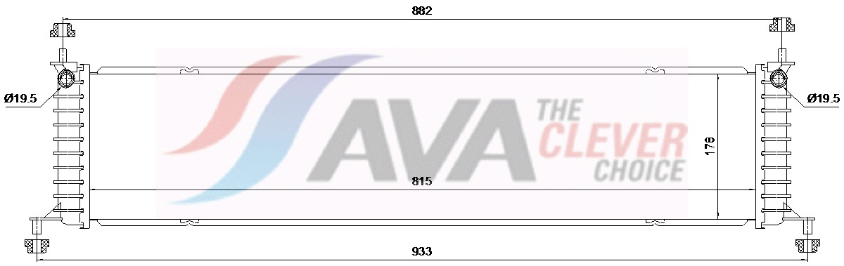 Radiateur Ava Cooling TE2003