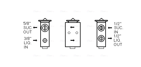 Airco expansieklep Ava Cooling AG1006