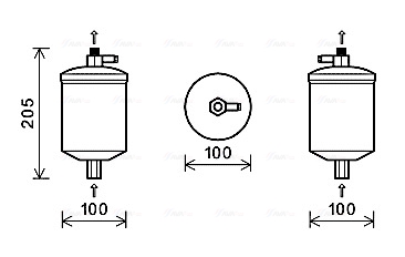 Airco droger/filter Ava Cooling AGD001