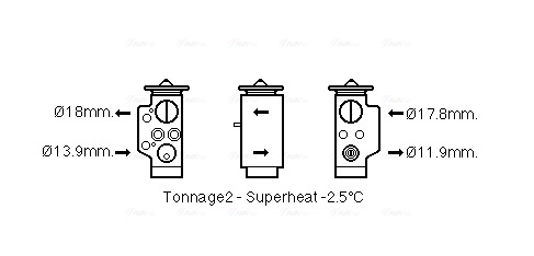 Airco expansieklep Ava Cooling AI1373