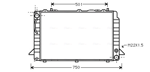 Radiateur Ava Cooling AI2085