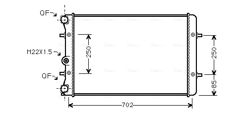 Radiateur Ava Cooling AI2155