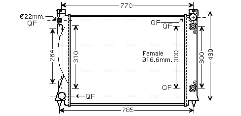 Radiateur Ava Cooling AI2236