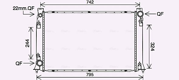 Radiateur Ava Cooling AI2407