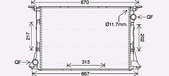 Radiateur Ava Cooling AI2422