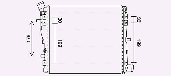 Radiateur Ava Cooling AI2424