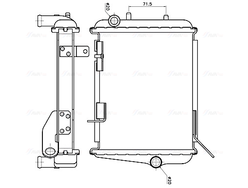 Radiateur Ava Cooling AI2453