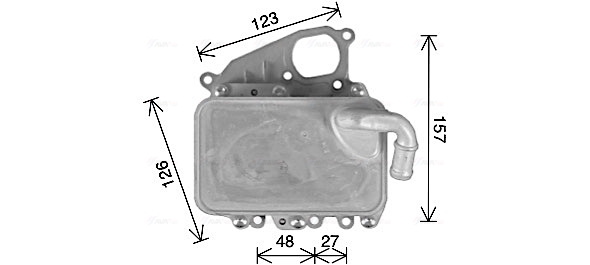 Oliekoeler motorolie Ava Cooling AI3405H