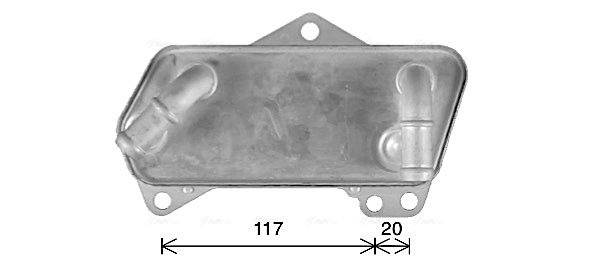 Oliekoeler motorolie Ava Cooling AI3435