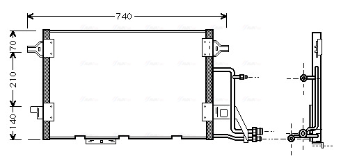 Airco condensor Ava Cooling AI5137