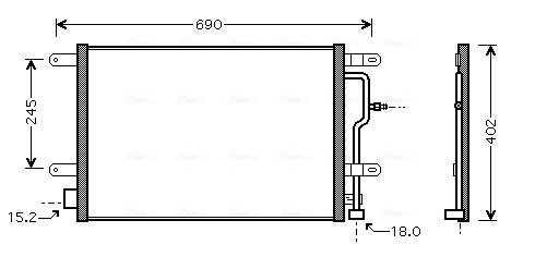 Airco condensor Ava Cooling AI5199