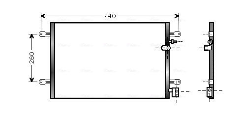 Airco condensor Ava Cooling AI5237